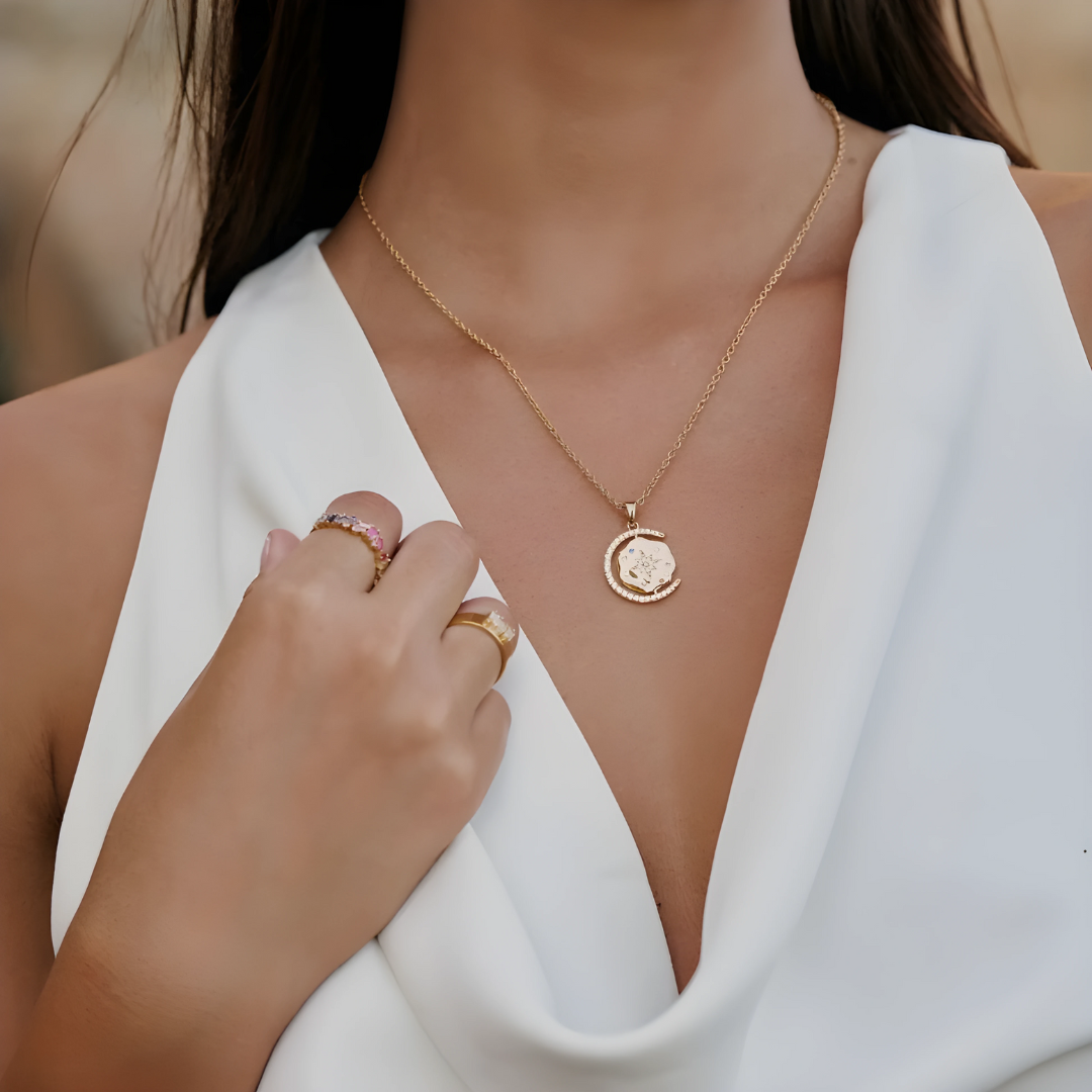 Necklace my Sun, Moon and Stars