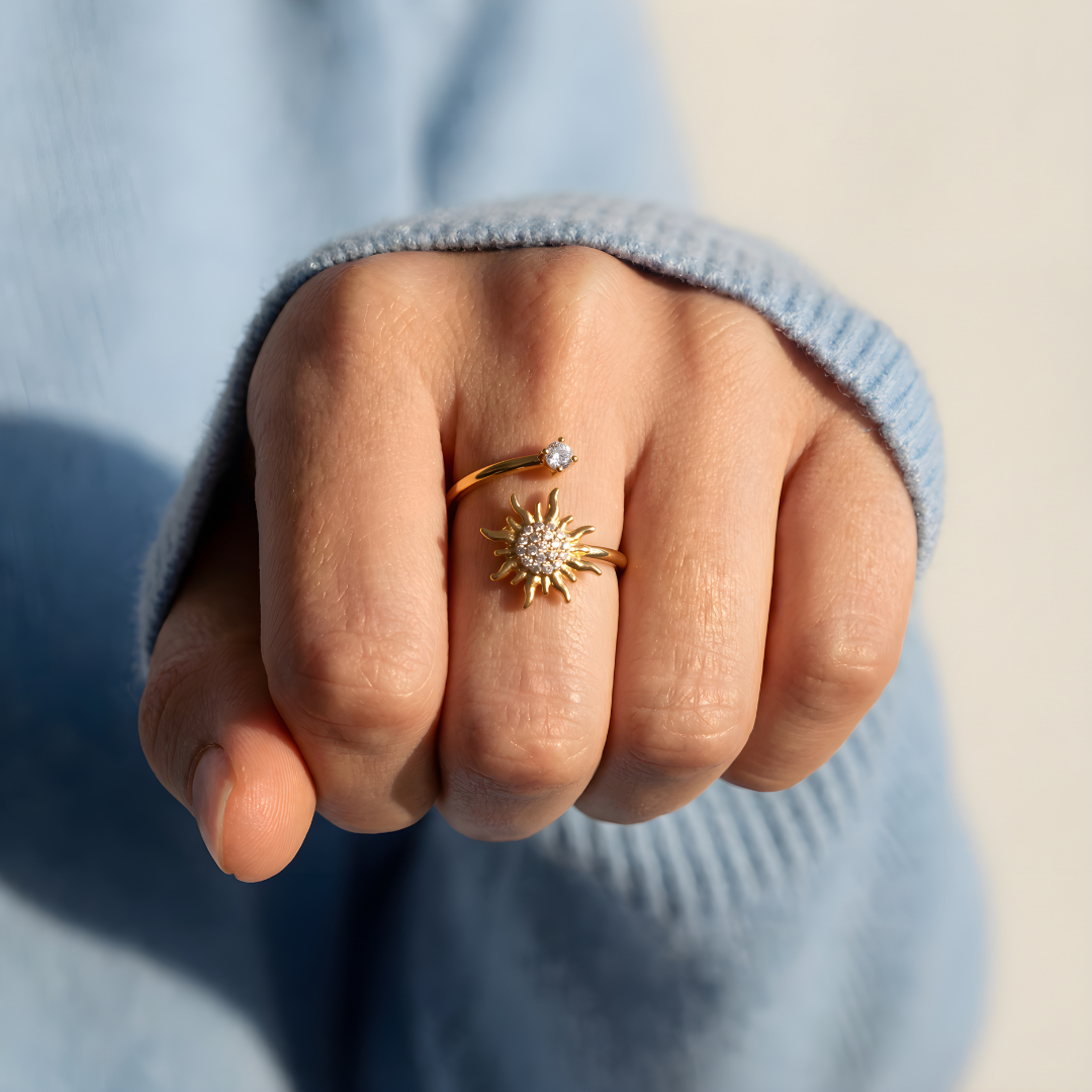 Ring Amulet Sun