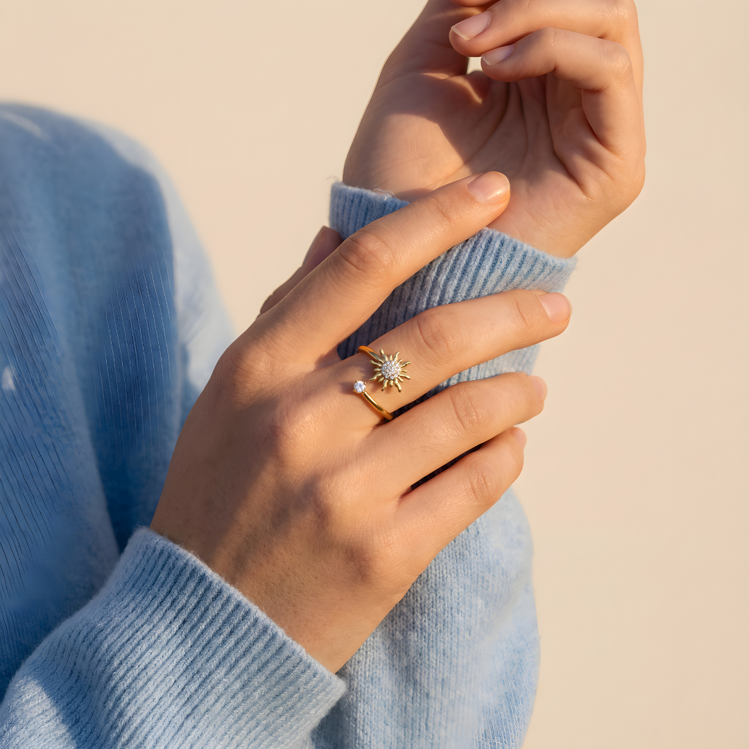 Ring Amulet Sun