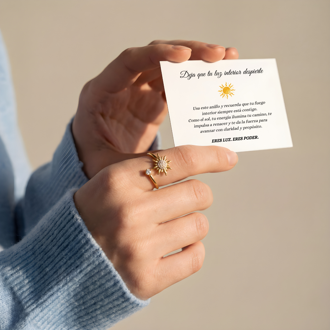 Ring Amulet Sun