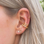 Earrings Cross Minimal