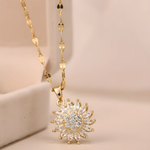 Necklace Sunflower