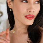 Necklace Heart Glam
