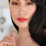 Necklace Heart Glam