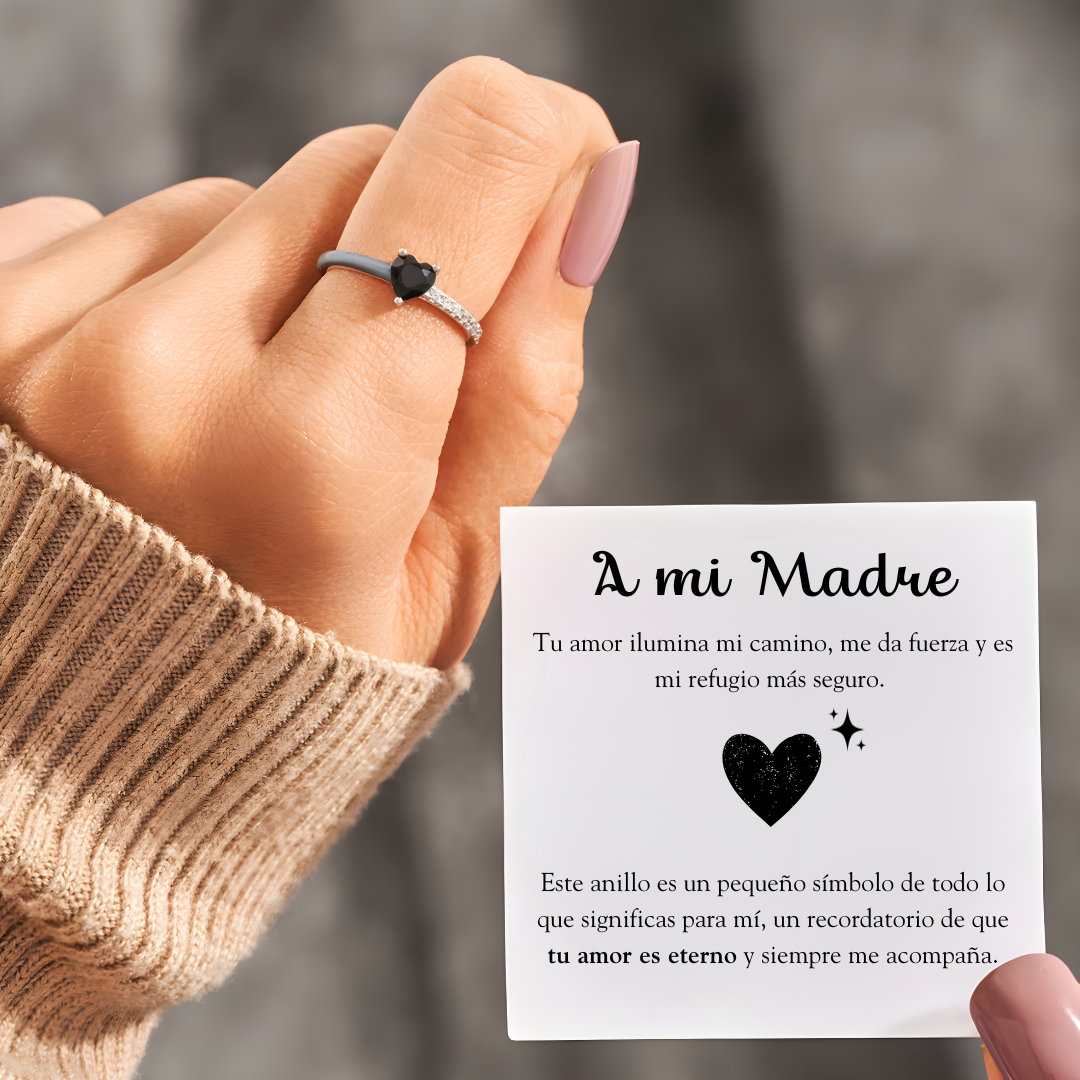 Ring Heart of Mom