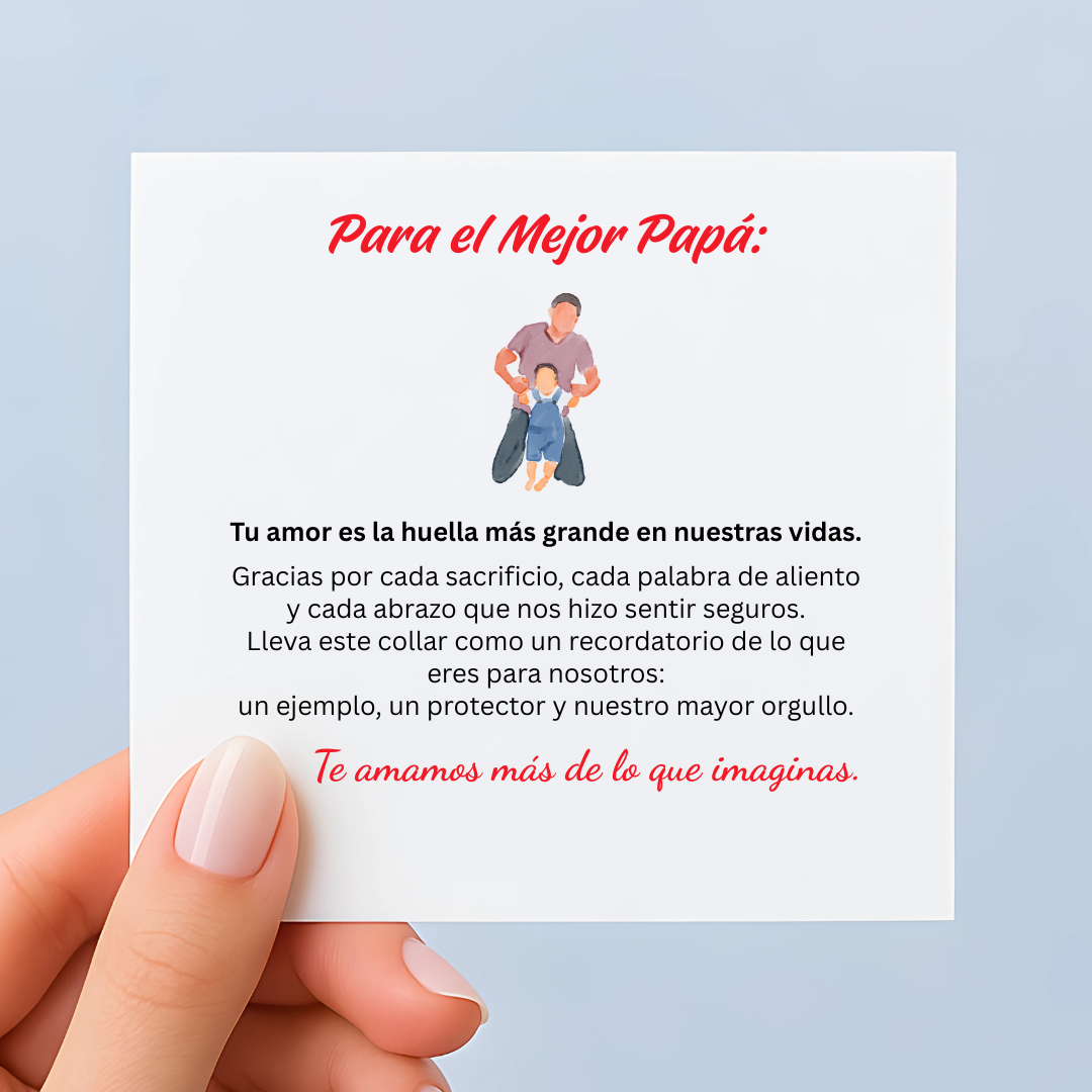Necklace You Queremos Dad – with Names