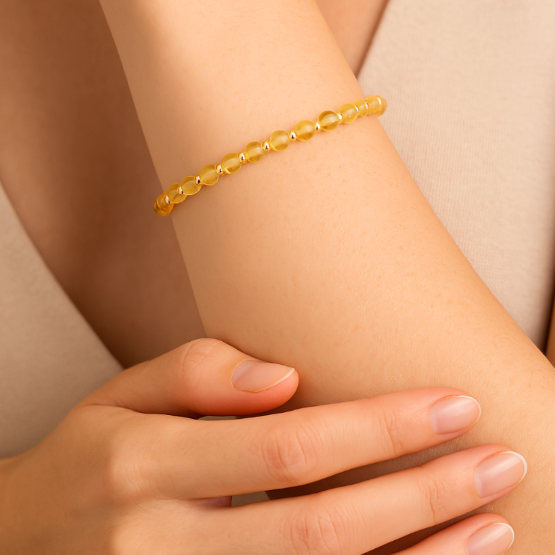Bracelet Alegria and Transmutacion of Citrino Natural