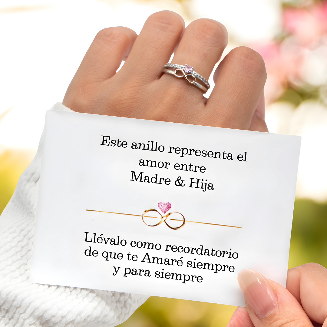 Ring Eternal Infinity Mother & Daughter