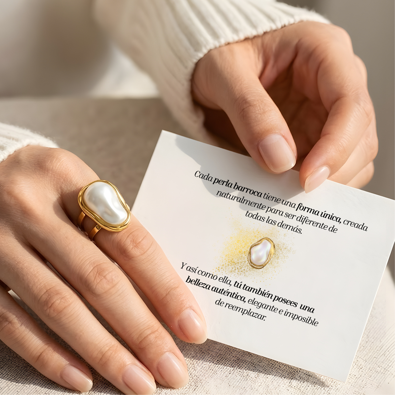 Ring Pearl Bianca