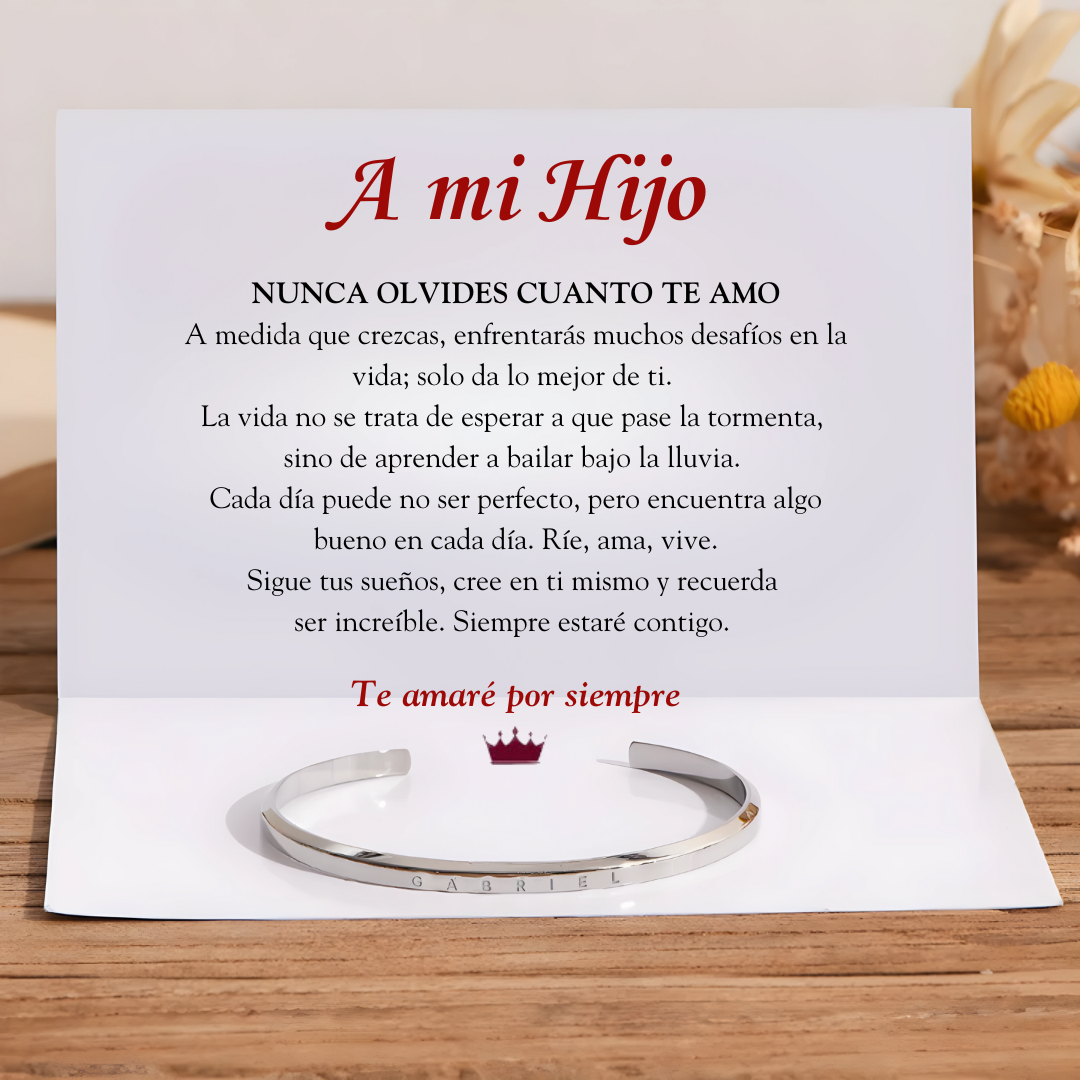 Bracelet Valiente for my Son