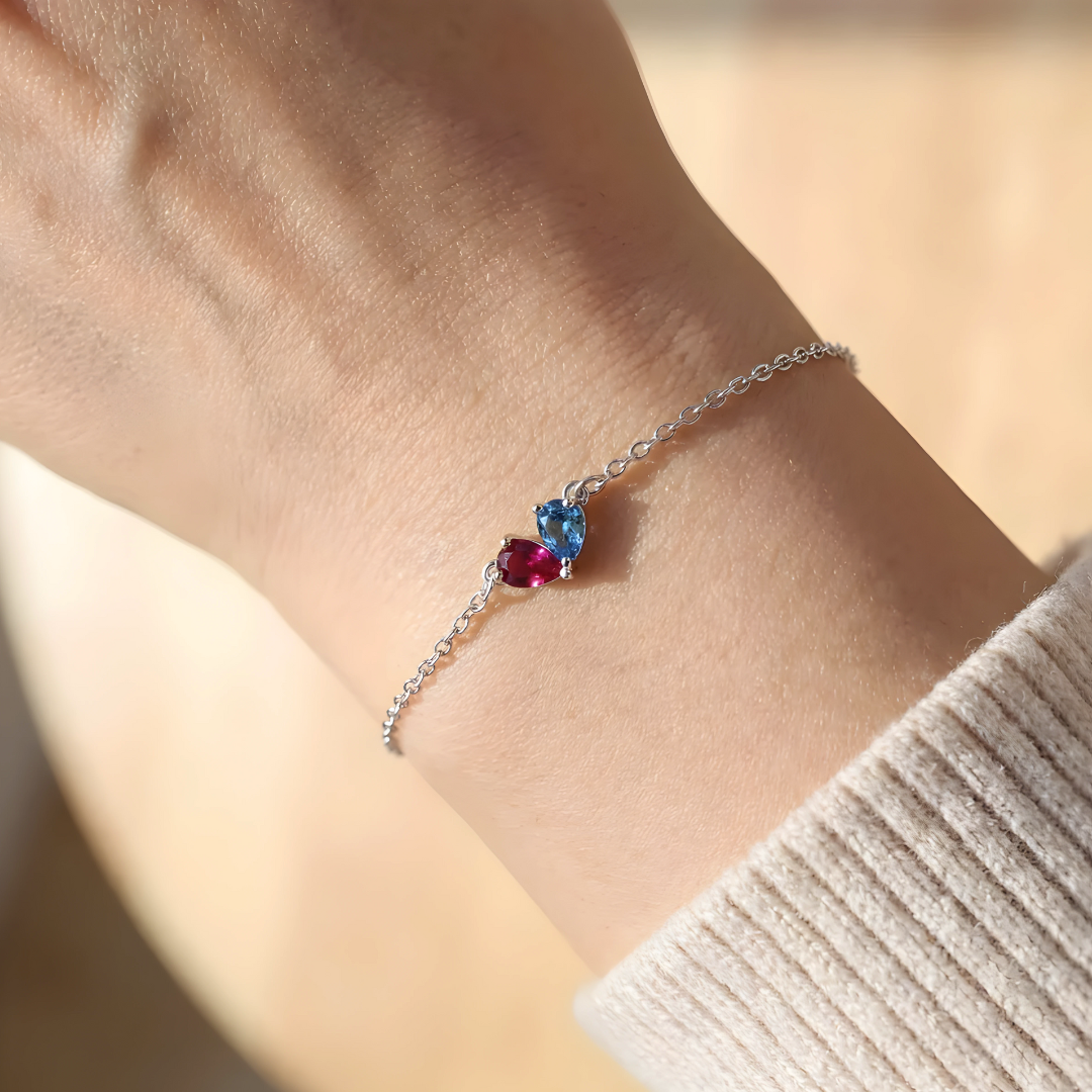 Bracelet Two Hearts – Our Bond