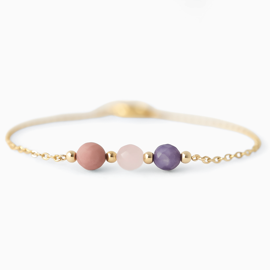 Bracelet Mom Primeriza Balance and Love with Natural Stones