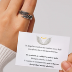Ring Angel Wings Personalized with Name