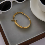 Bracelet Golden Asimetrica