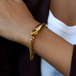 Bracelet Golden Asimetrica