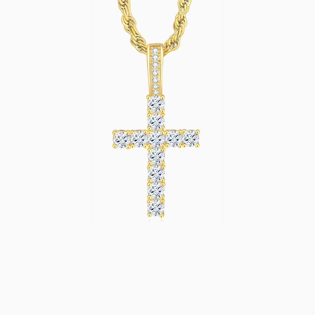 Necklace Cross Diamond