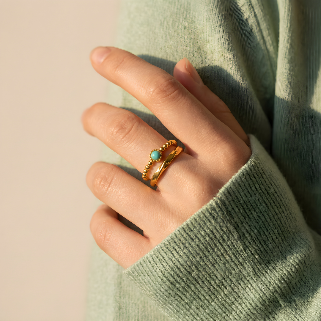 Ring Amulet Amazonite – Balance