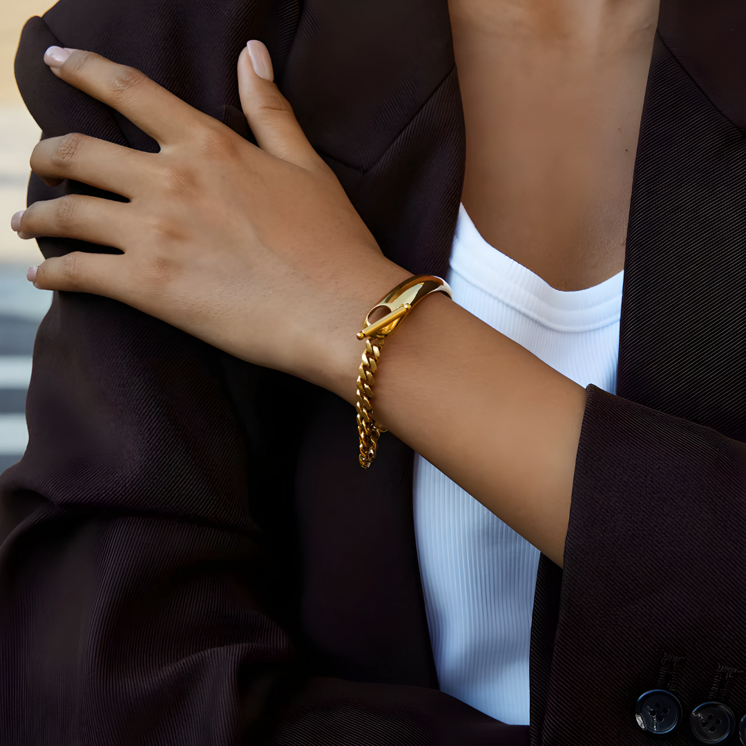 Bracelet Golden Asimetrica