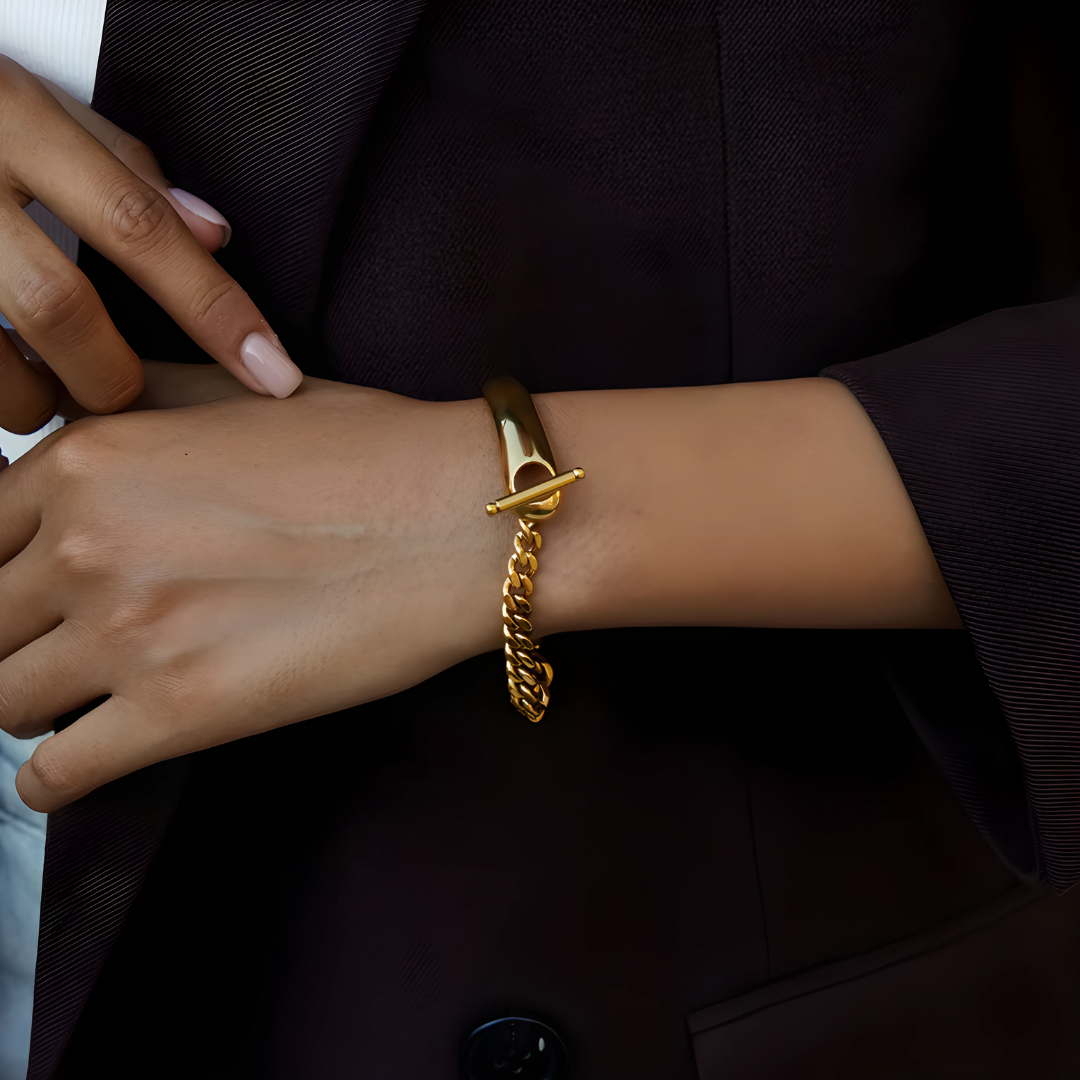 Bracelet Golden Asimetrica