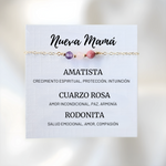 Bracelet Mom Primeriza Balance and Love with Natural Stones