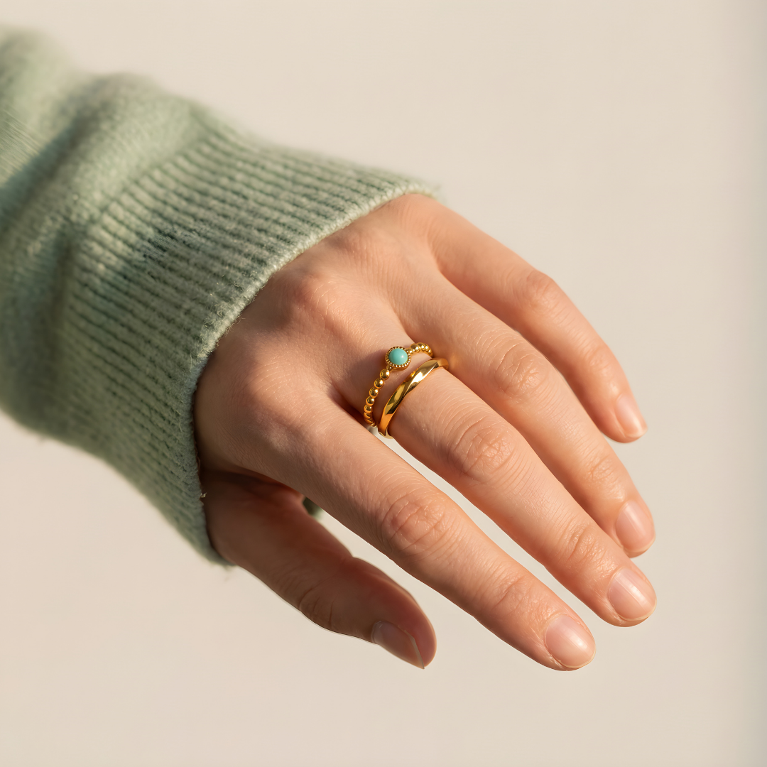 Ring Amulet Amazonite – Balance