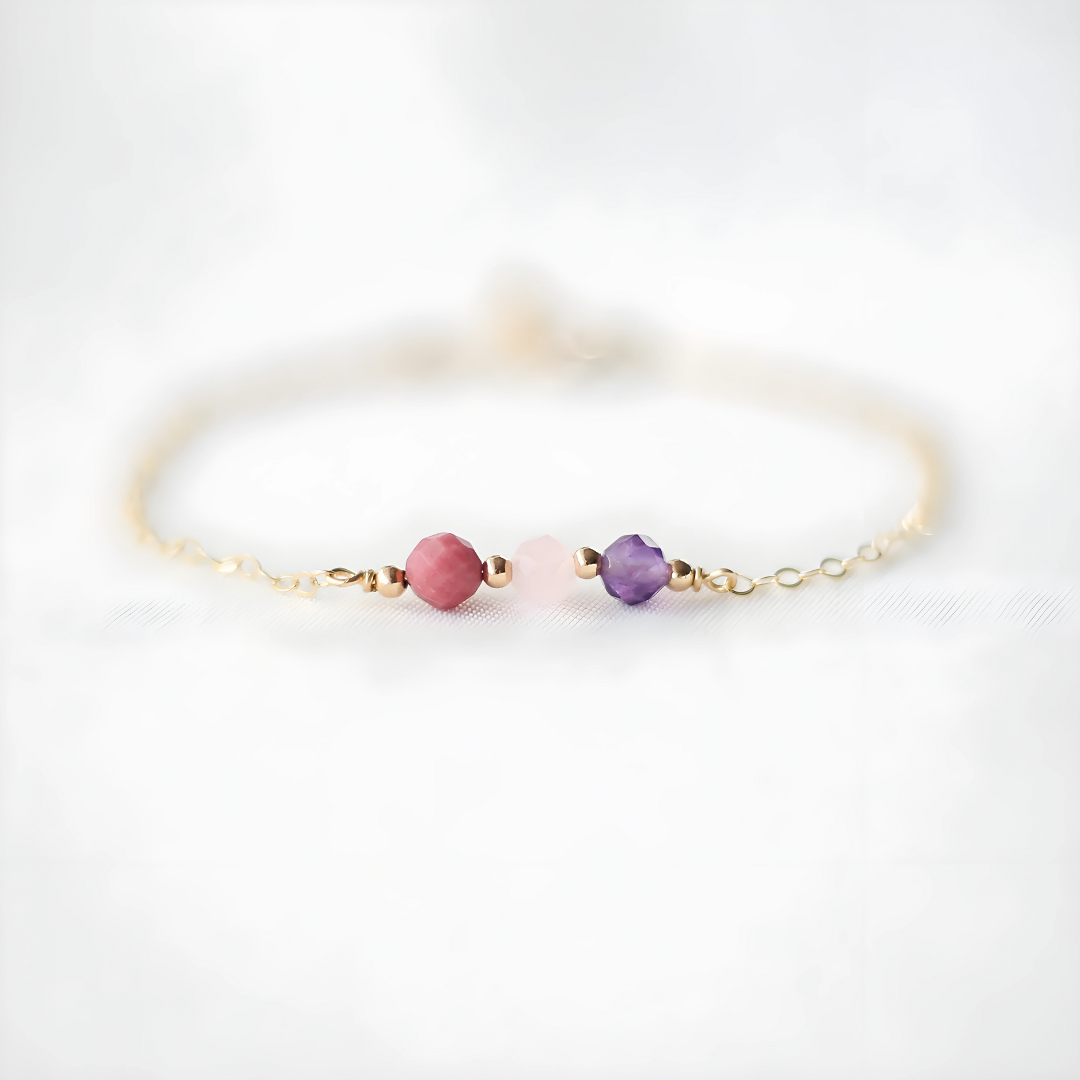 Bracelet Mom Primeriza Balance and Love with Natural Stones
