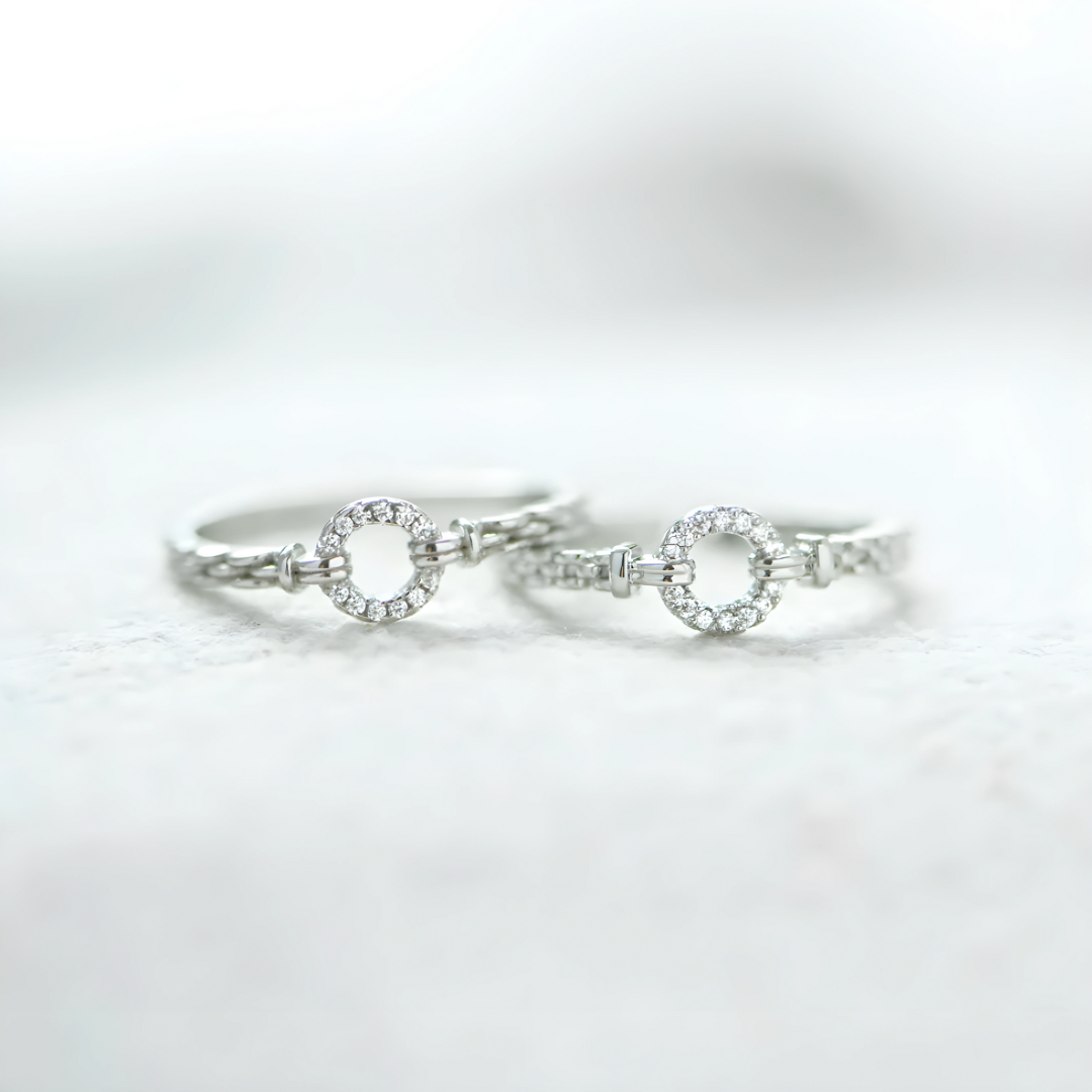 Ring Circle of Strength Mother & Daughter