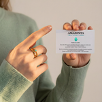 Ring Amulet Amazonite – Balance