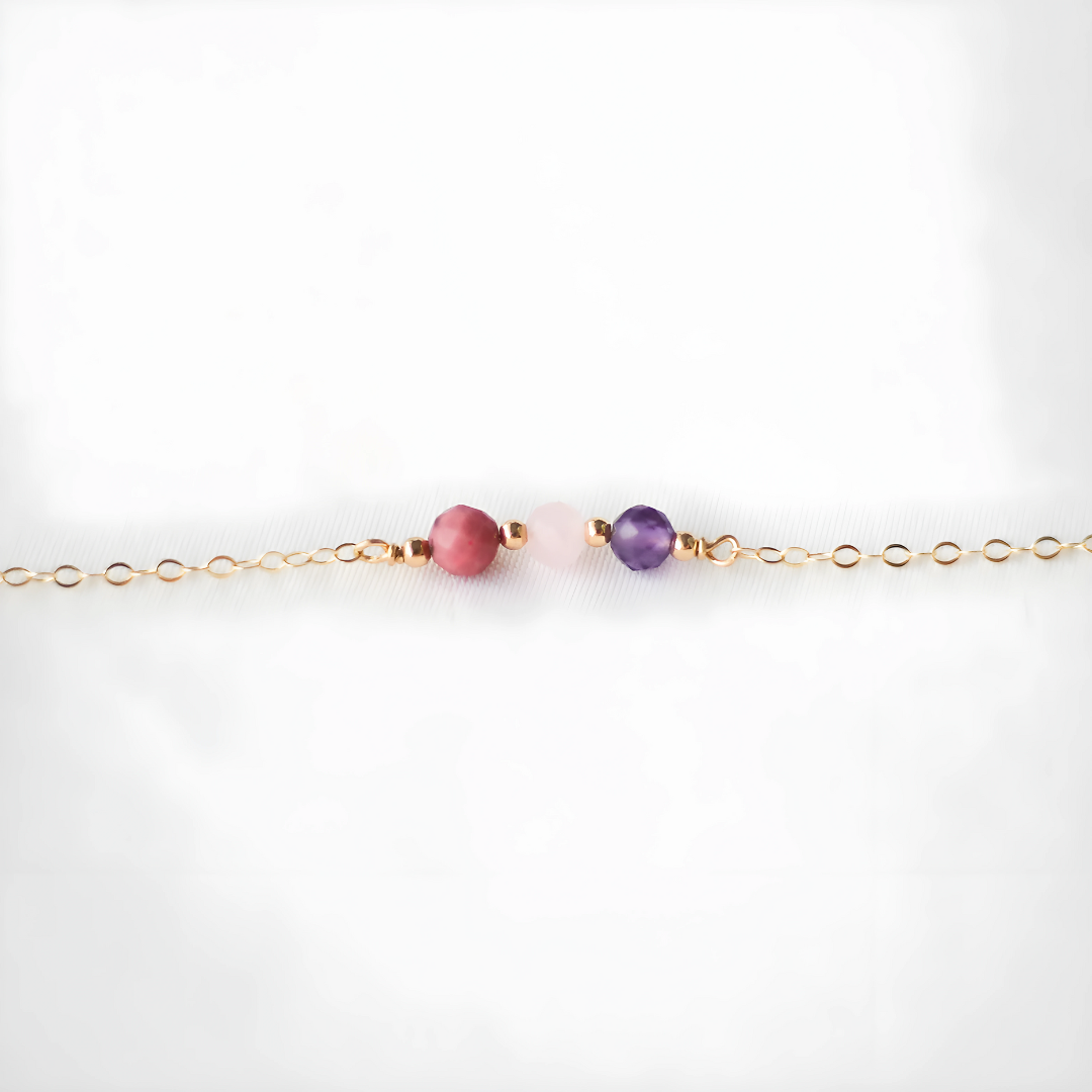 Bracelet Mom Primeriza Balance and Love with Natural Stones