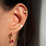 Earrings Huggie Pop S925