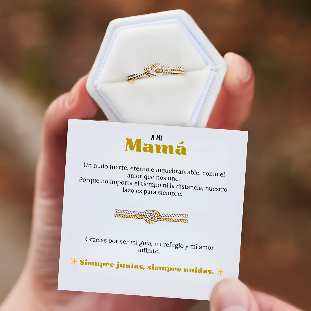 Ring Knot of Love for my Mom