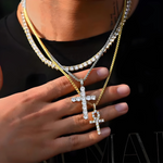 Necklace Cross Diamond