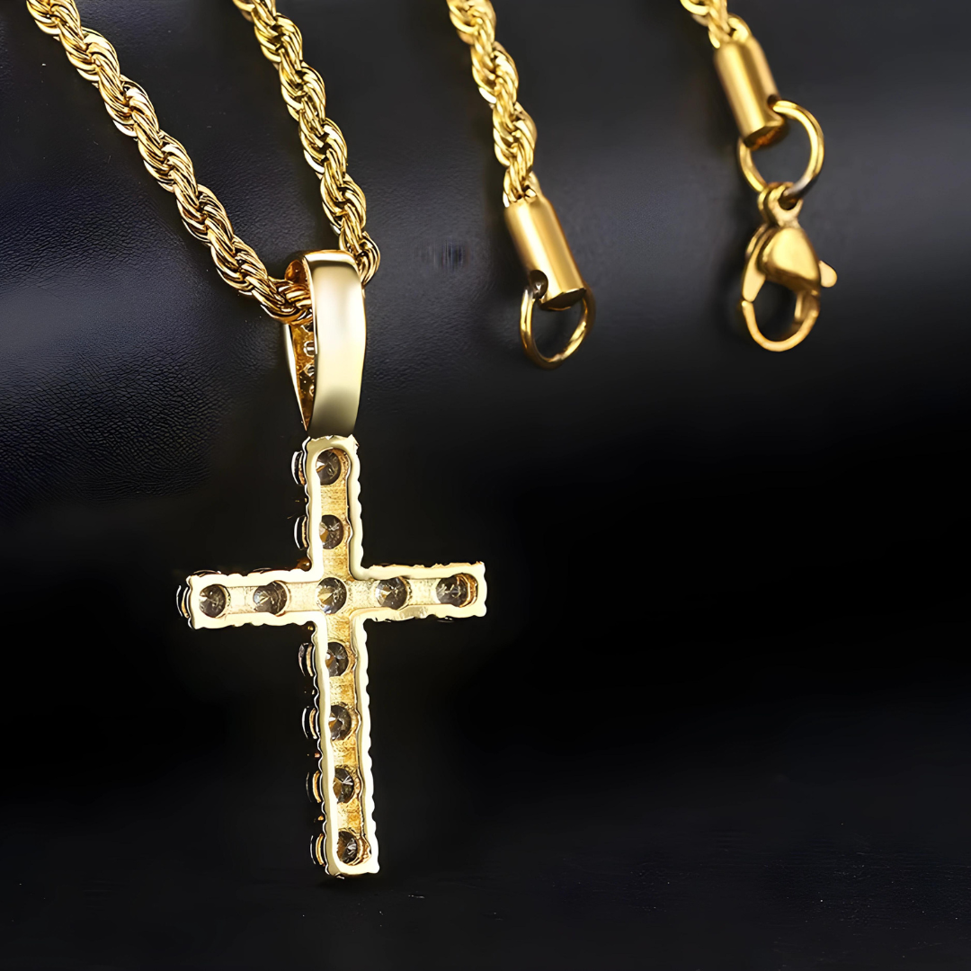 Necklace Cross Diamond