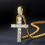 Necklace Cross Diamond