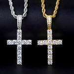 Necklace Cross Diamond