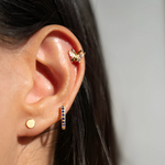 Earrings Huggie Pop S925