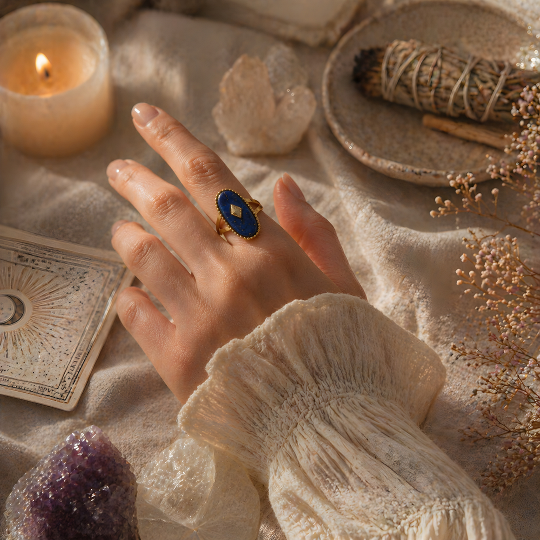 Ring Amulet – Lapis Lazuli