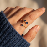 Ring Flora Sapphire