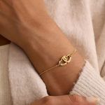 Bracelet Hearts Interlocking