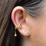 Earrings Huggie Pop S925