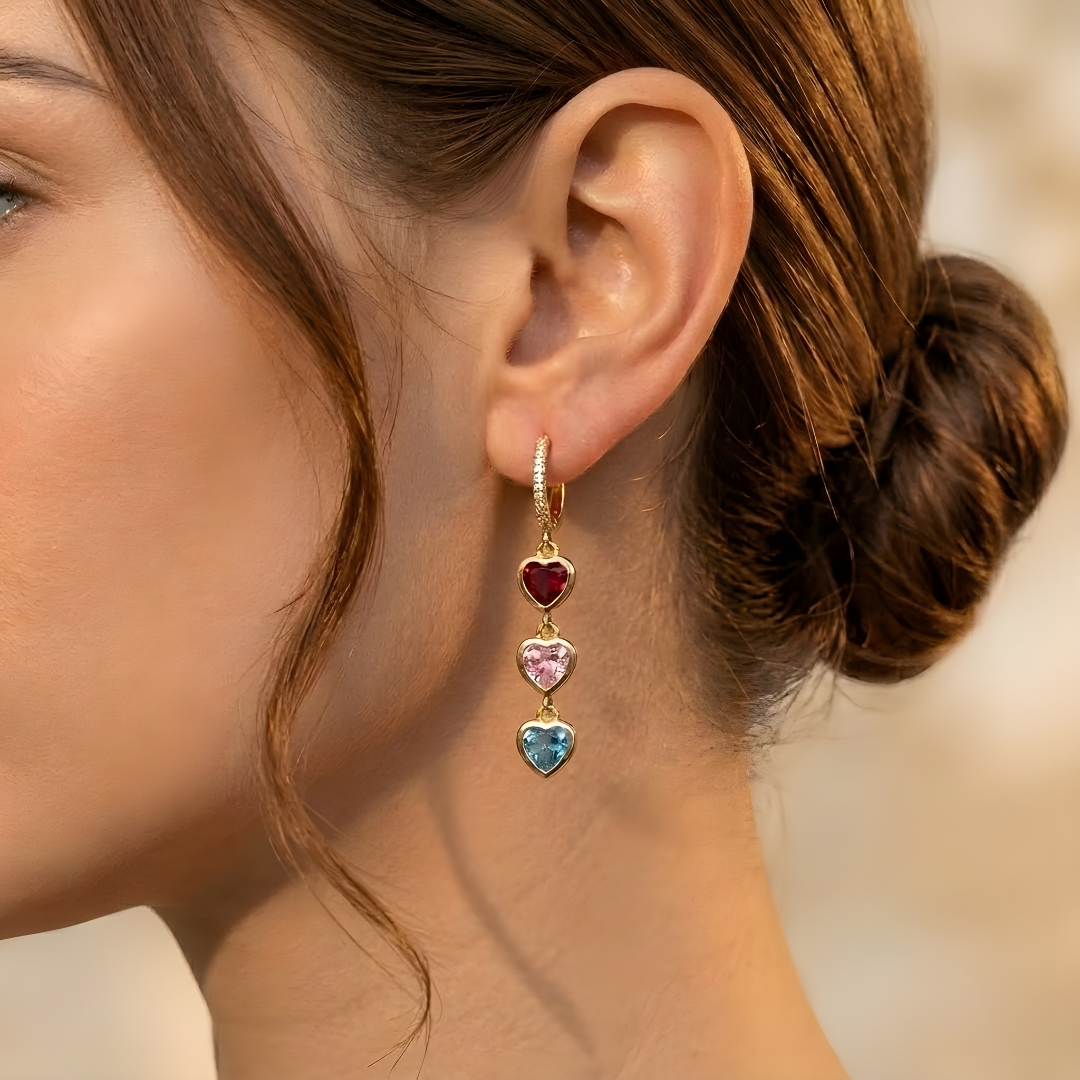 Earrings I Love You Mom – Personalizados
