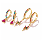 Earrings Rainbow Gold