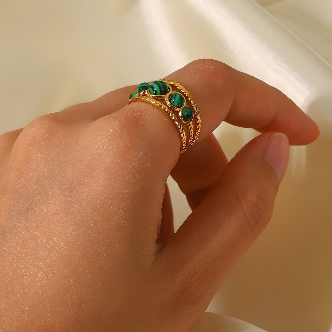 Ring Amulet Moldavite