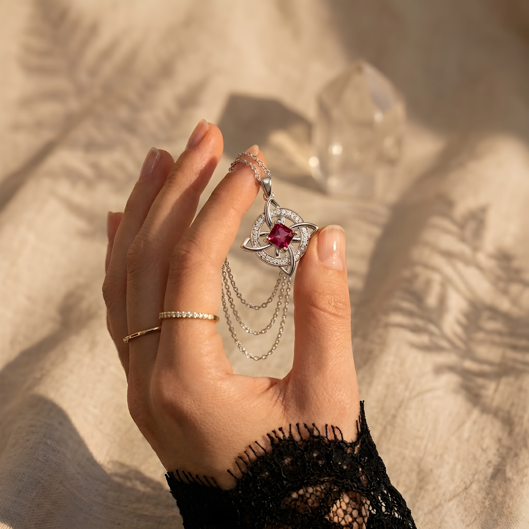 Necklace Knot of Bruja Protector