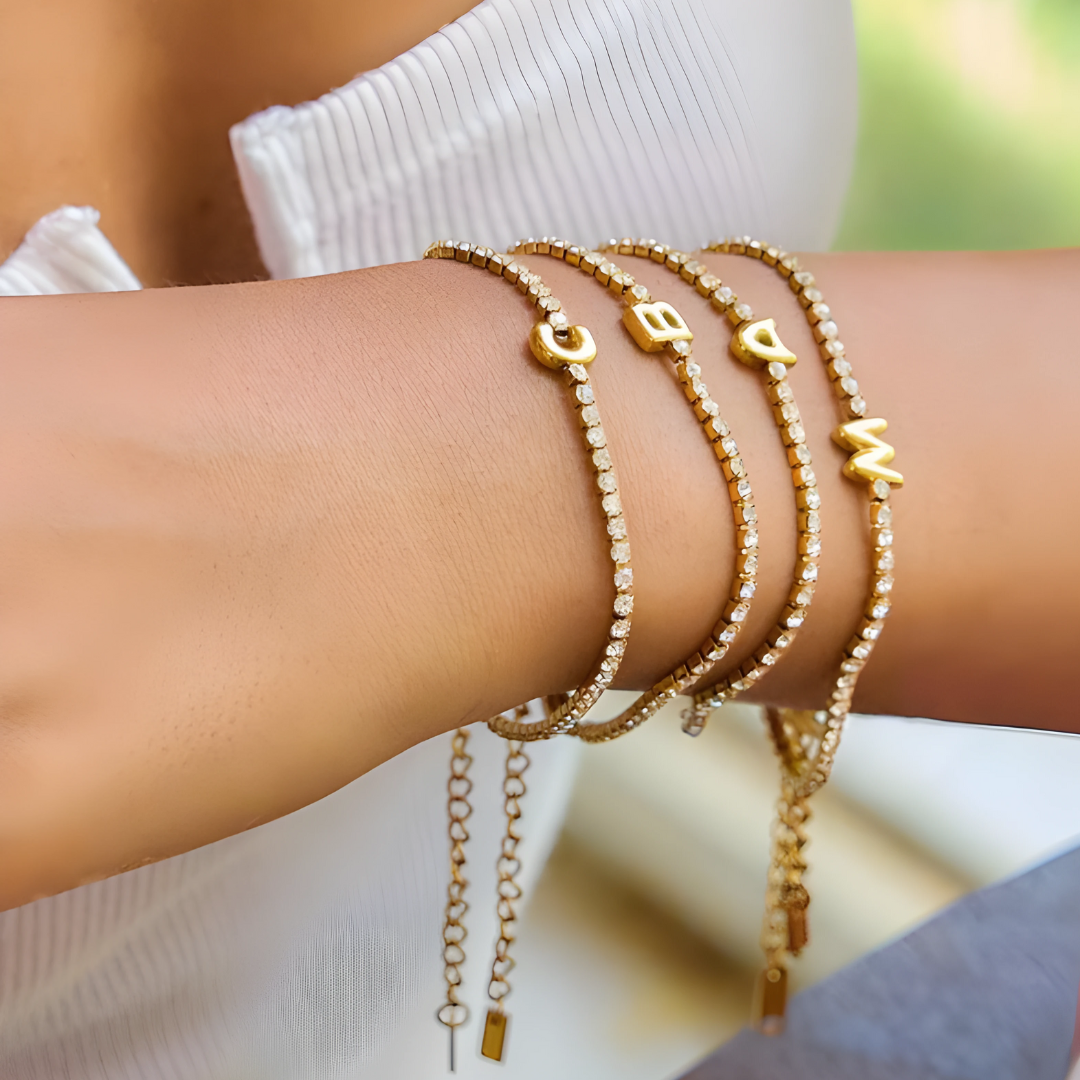 Bracelet Tennis Initial
