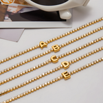 Bracelet Tennis Initial
