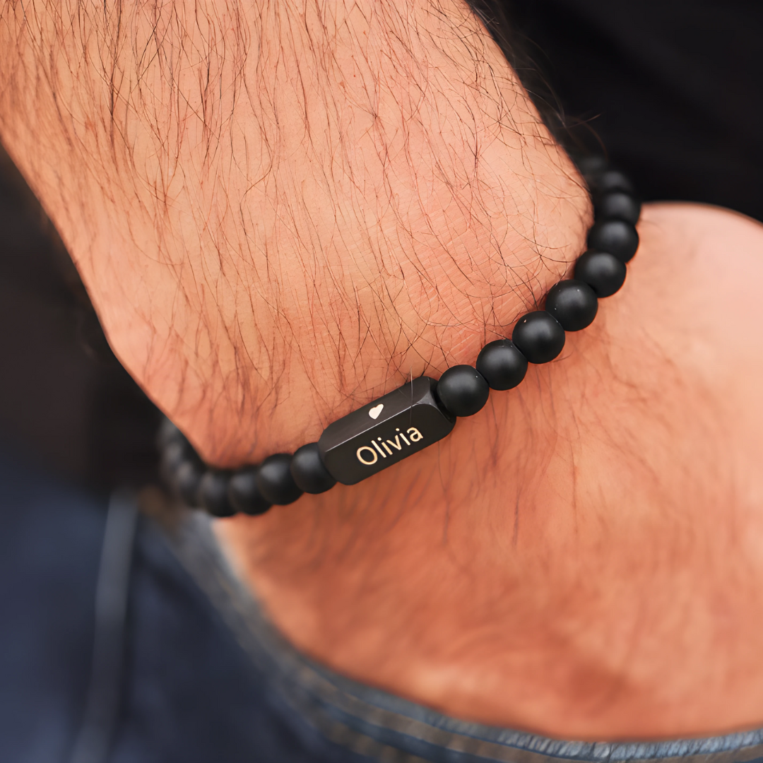 Bracelet Onix Personalized – for Dad