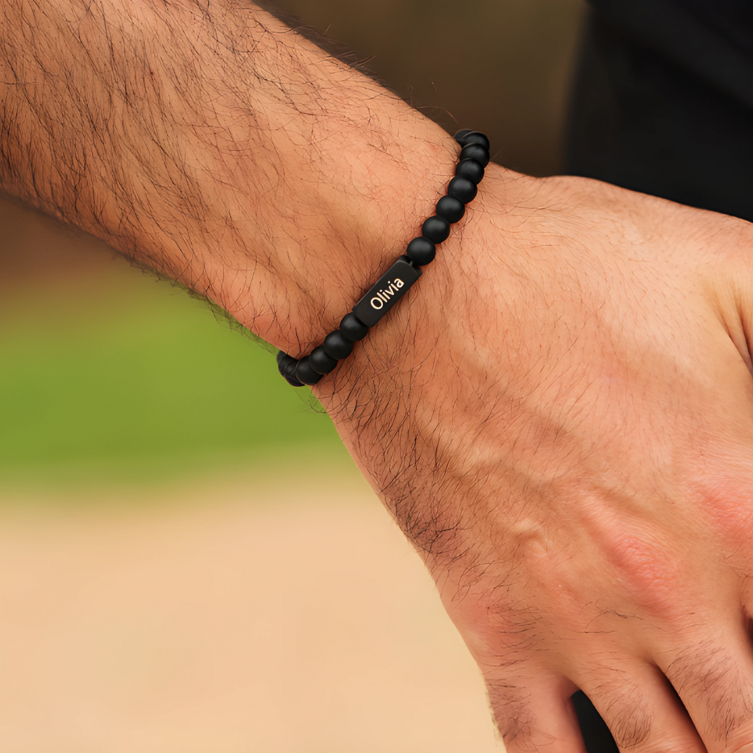 Bracelet Onix Personalized – for Dad