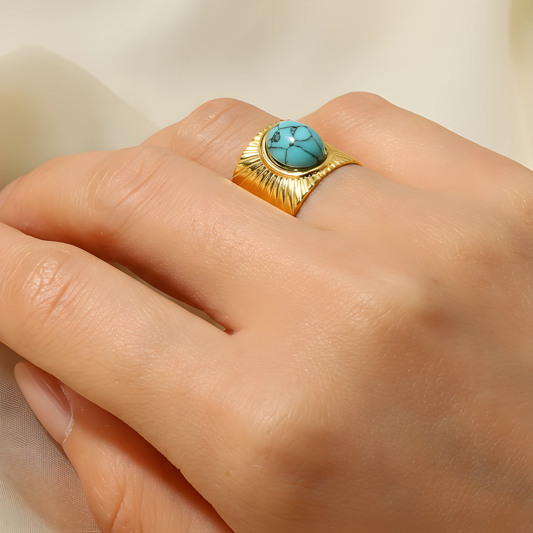 Ring Amulet Turquoise