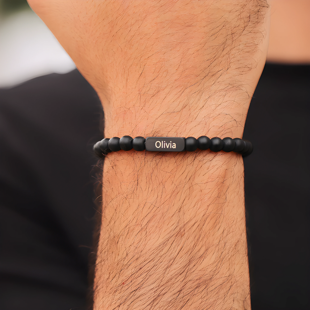Bracelet Onix Personalized – for Dad